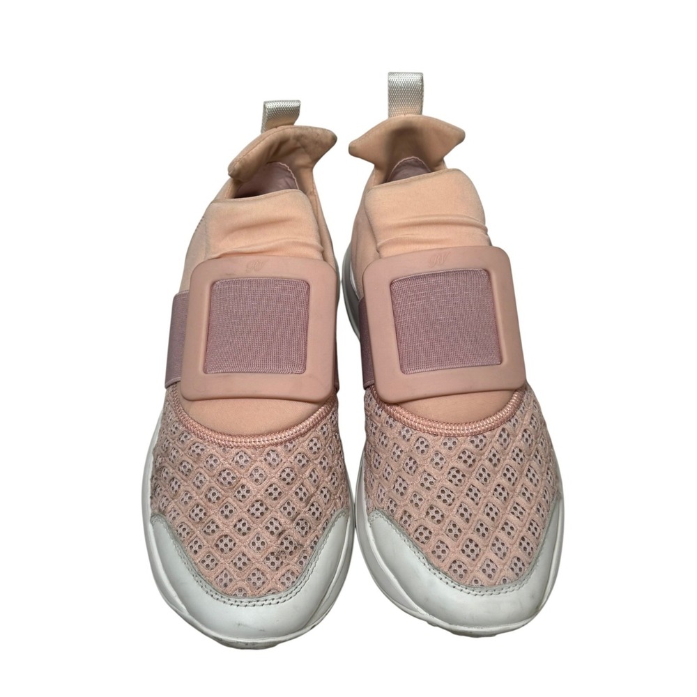 Roger Vivier Viv' Run Pink Mesh Trainers with Buckle size 37 6.5 - 7 - Picture 3 of 8